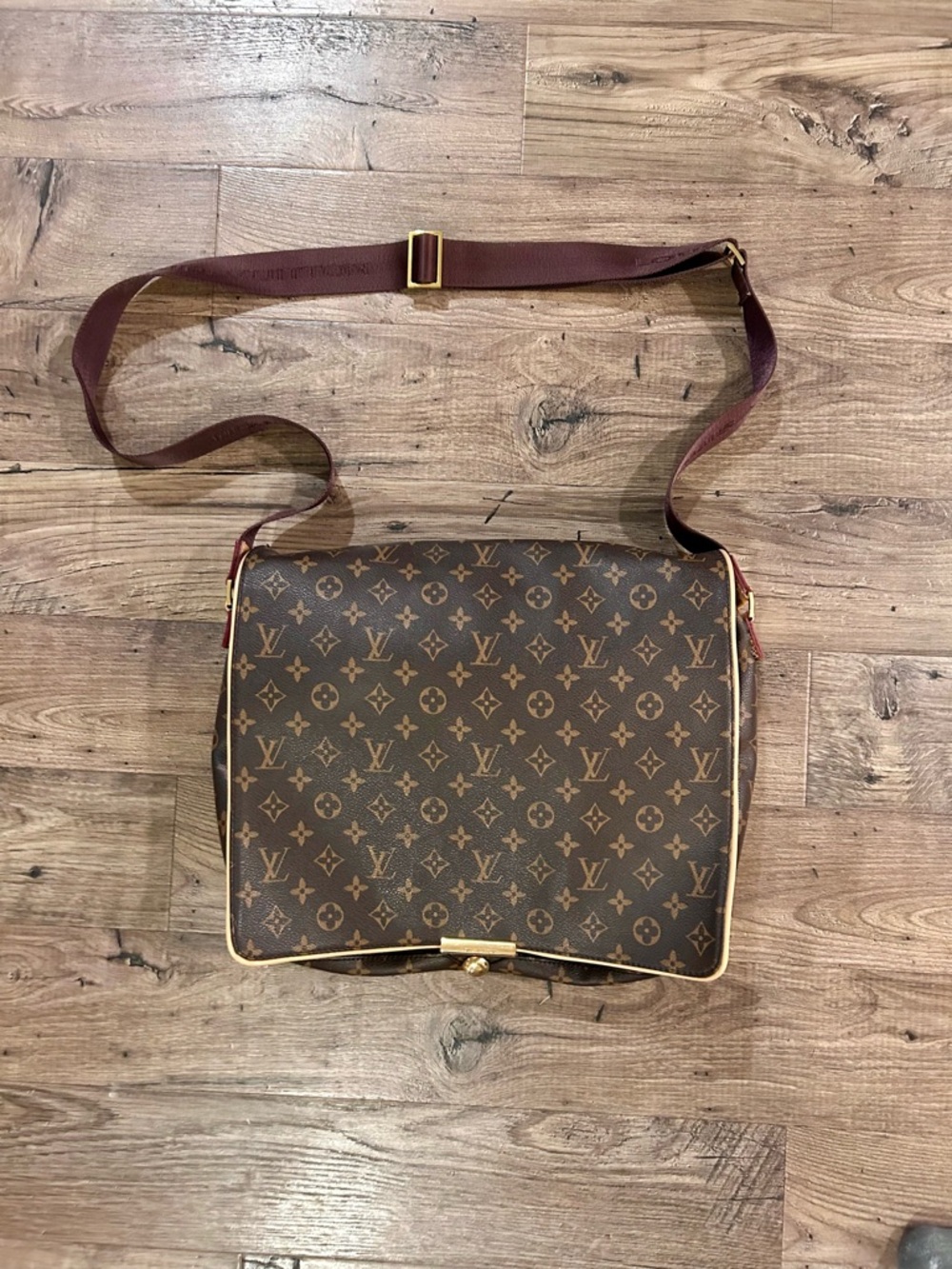 Vintage Louis Vuitton Monogram Canvas Abbesses Messenger Laptop Bag - Picture 15 of 15
